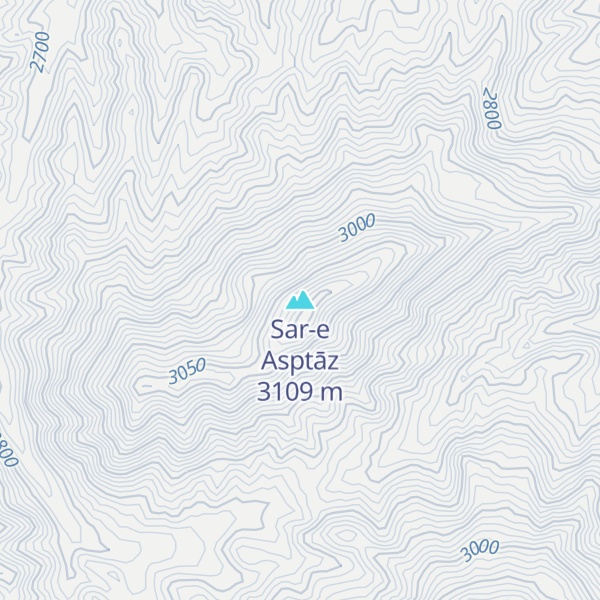 Map of Sar-e Asptāz