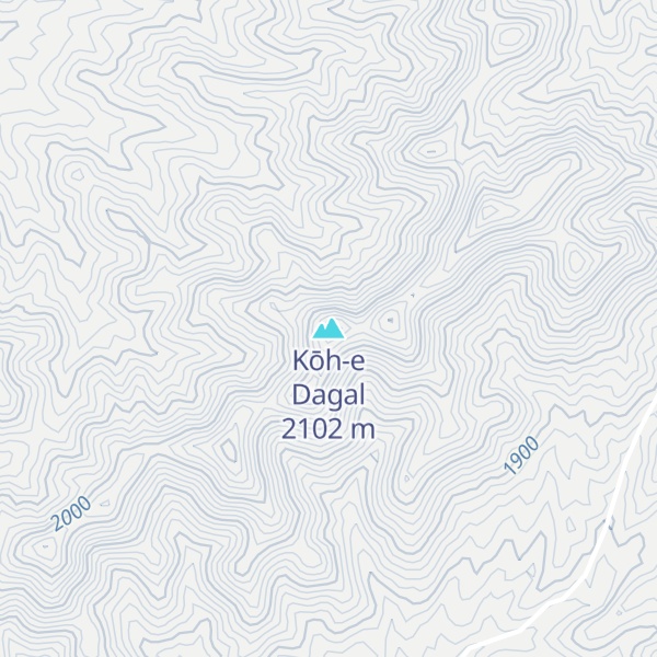 Map of Kōh-e Dagal