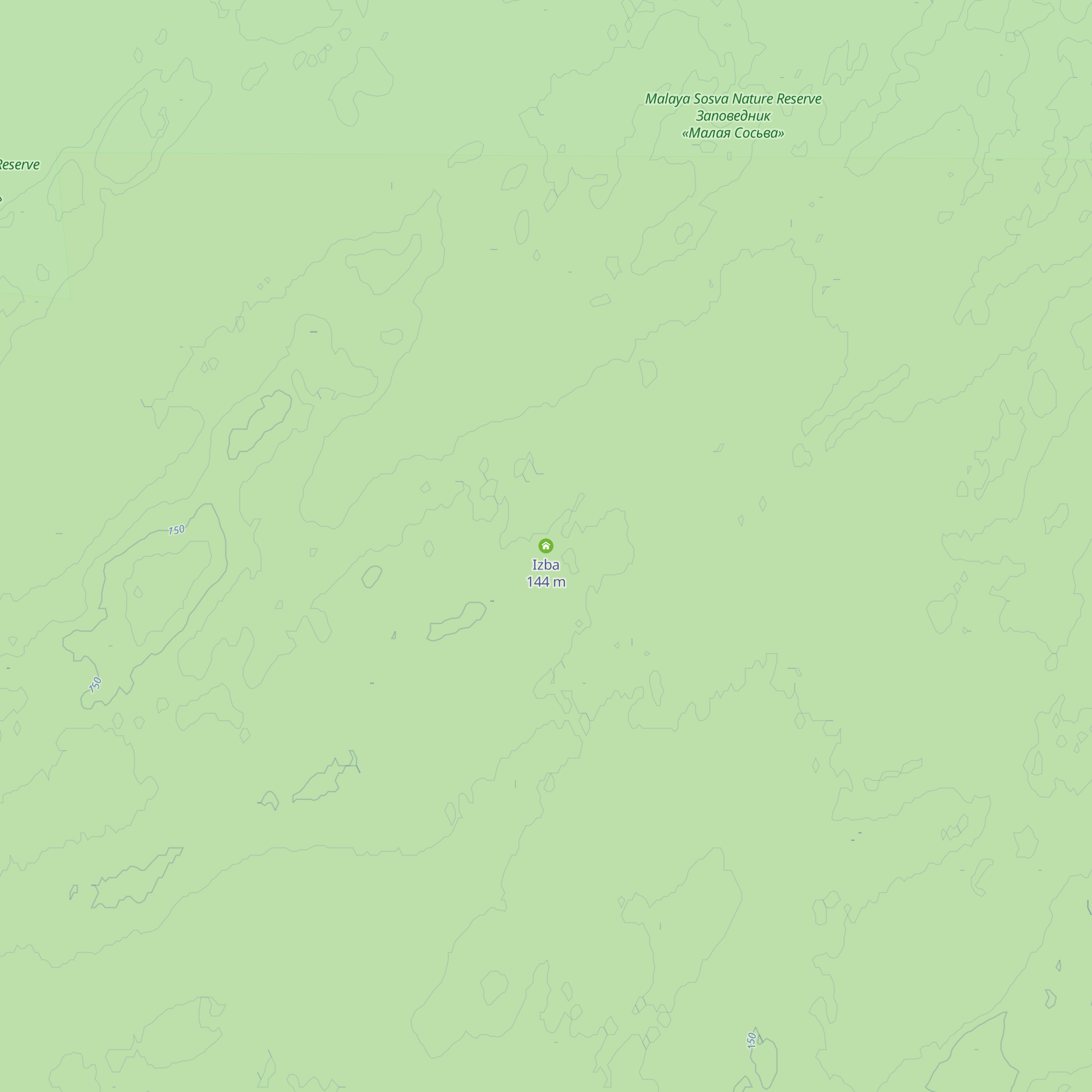 Izba map