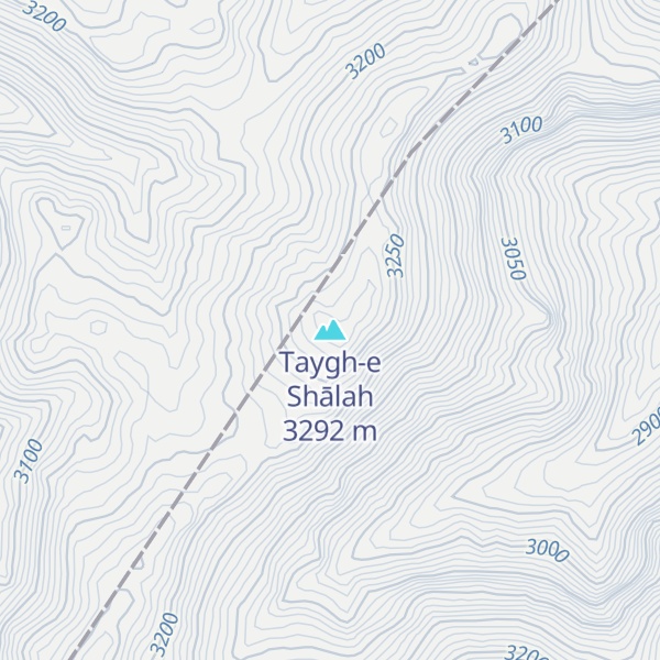 Map of Taygh-e Shālah