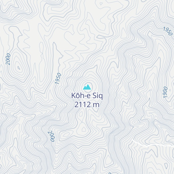 Map of Kōh-e Siq