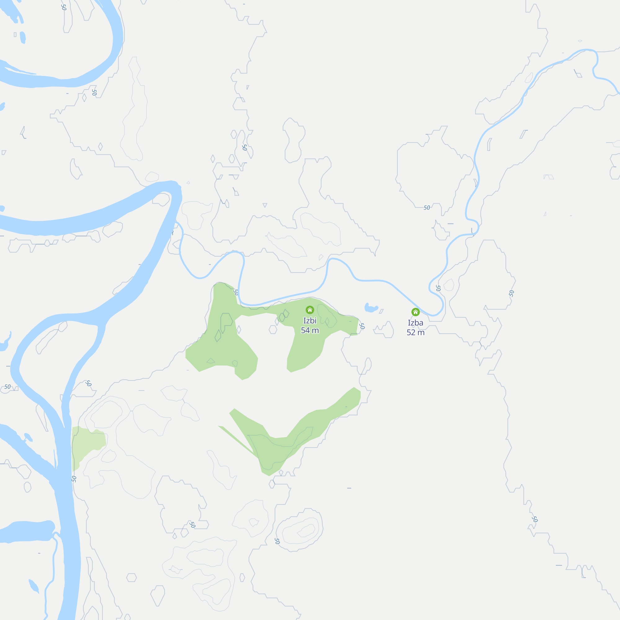 Izbi map