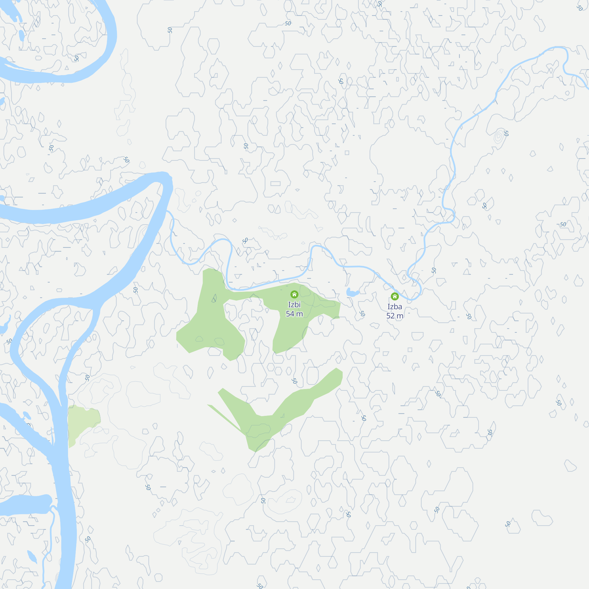 Izbi map