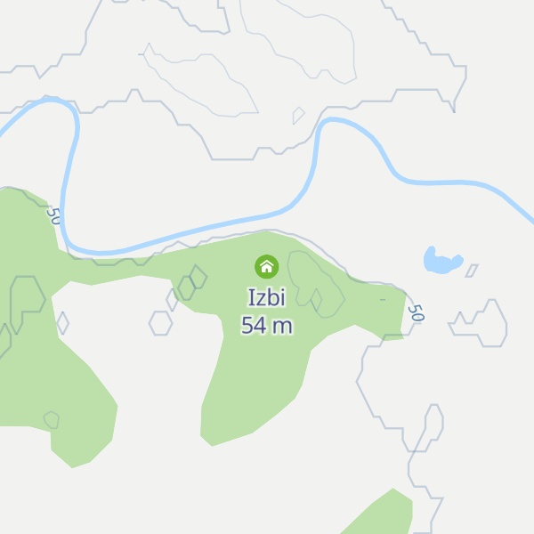 Map of Izbi