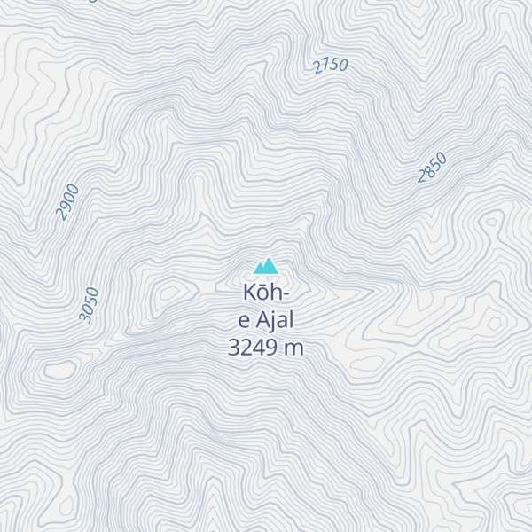 Map of Kōh-e Ajal