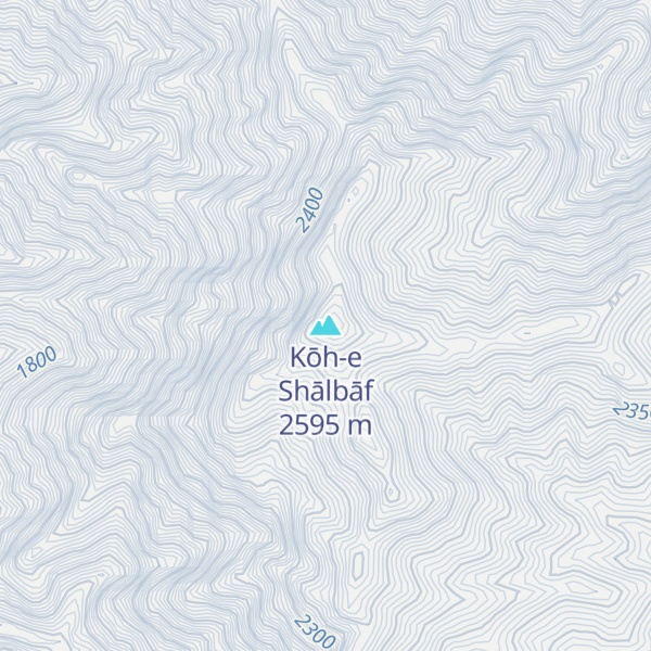 Map of Kōh-e Shālbāf