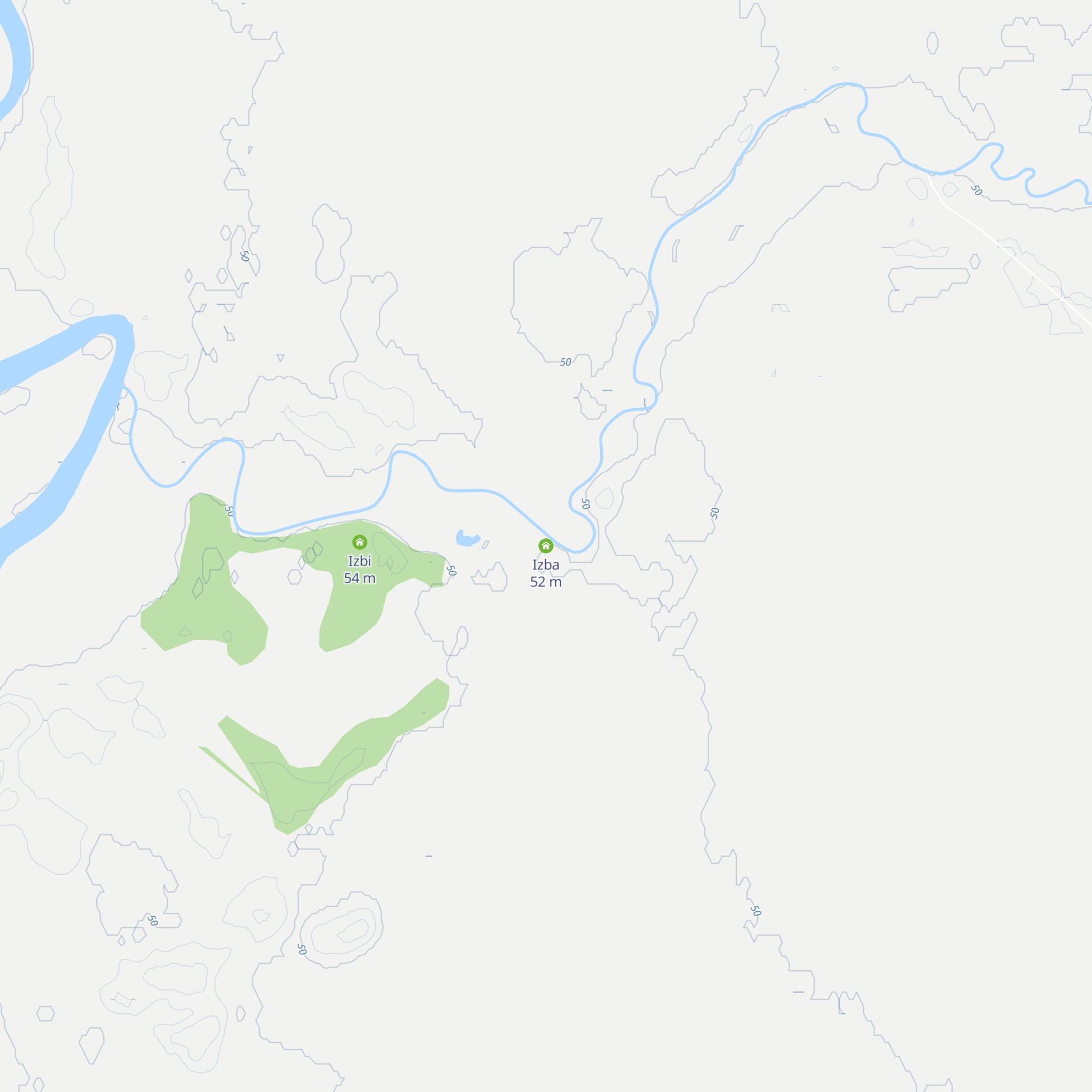 Izba map