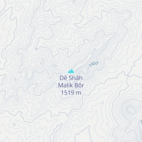 Map of Dê Shāh Malik Bōr