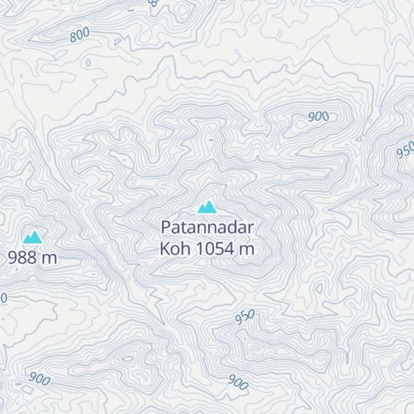 Map of Patannadar Koh