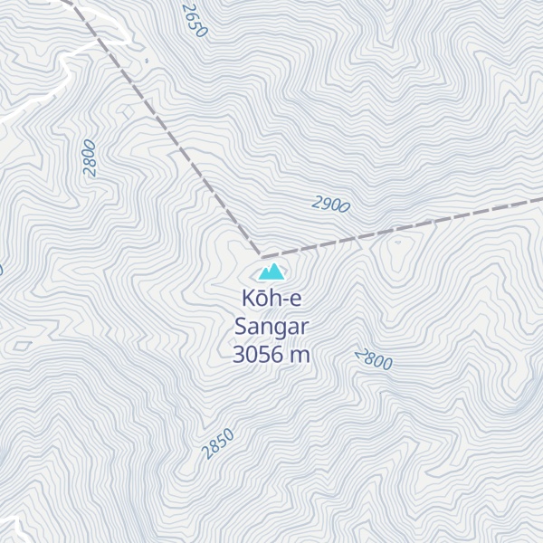 Map of Kōh-e Sangar