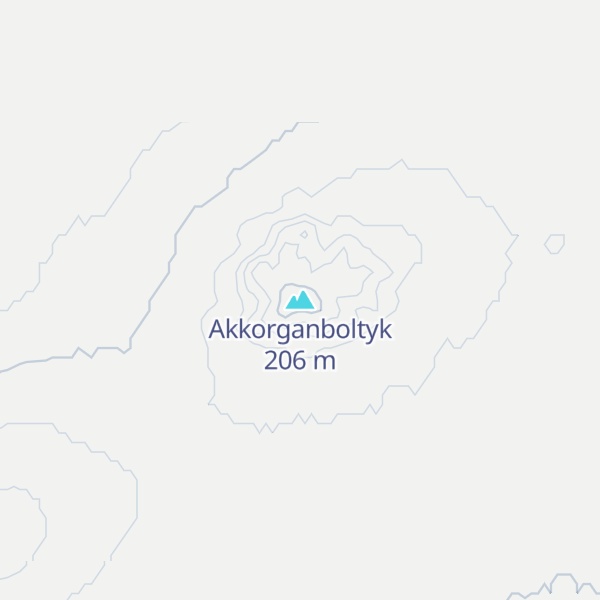 Map of Akkorganboltyk