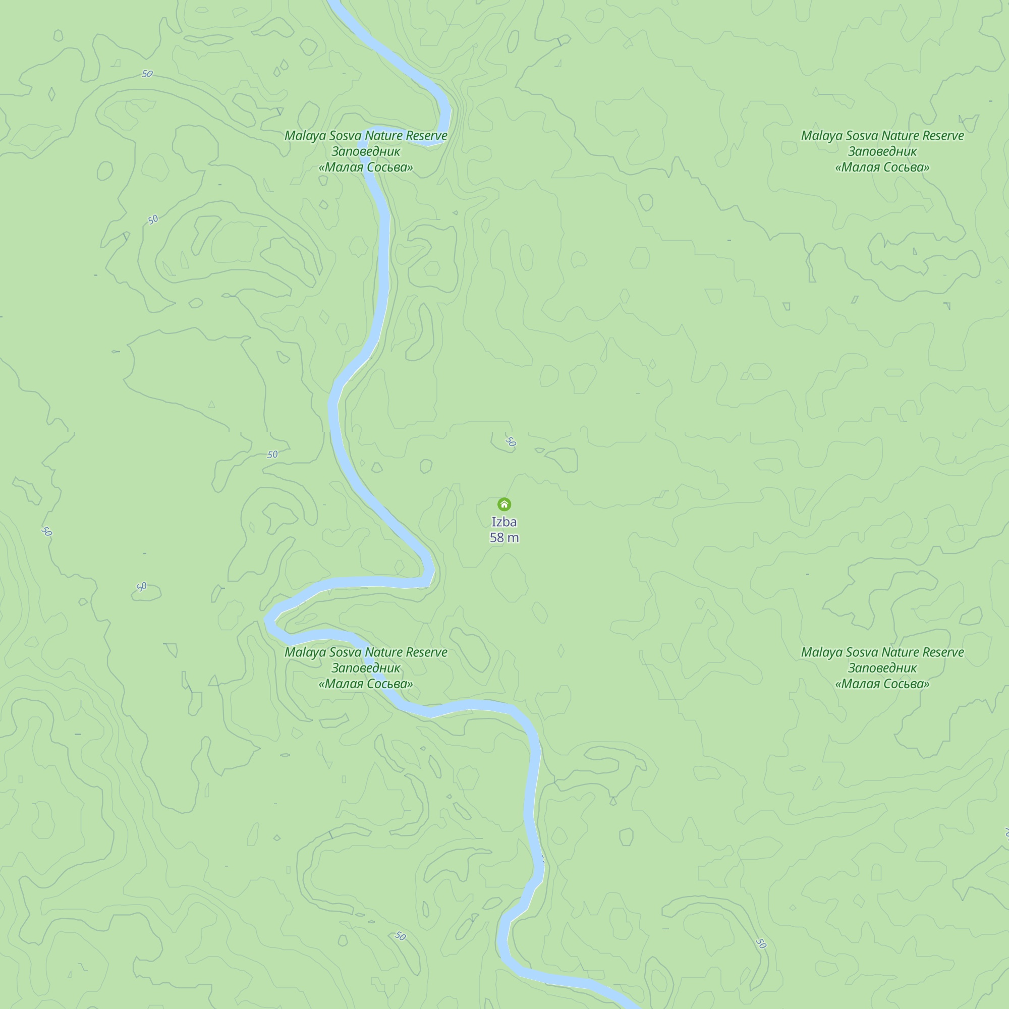 Izba map