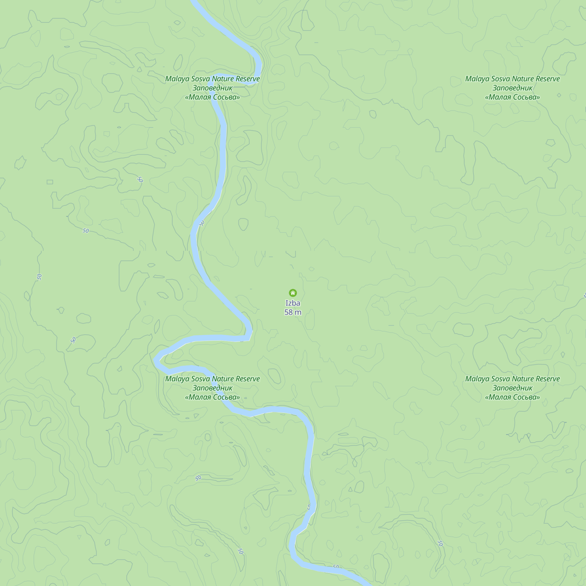 Izba map