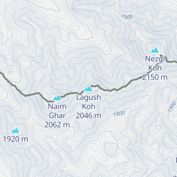 Map of Lagush Koh