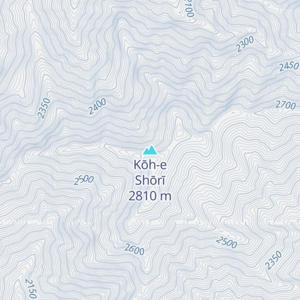 Map of Kōh-e Shōrī