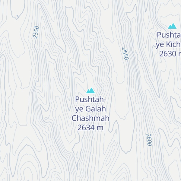 Map of Pushtah-ye Galah Chashmah