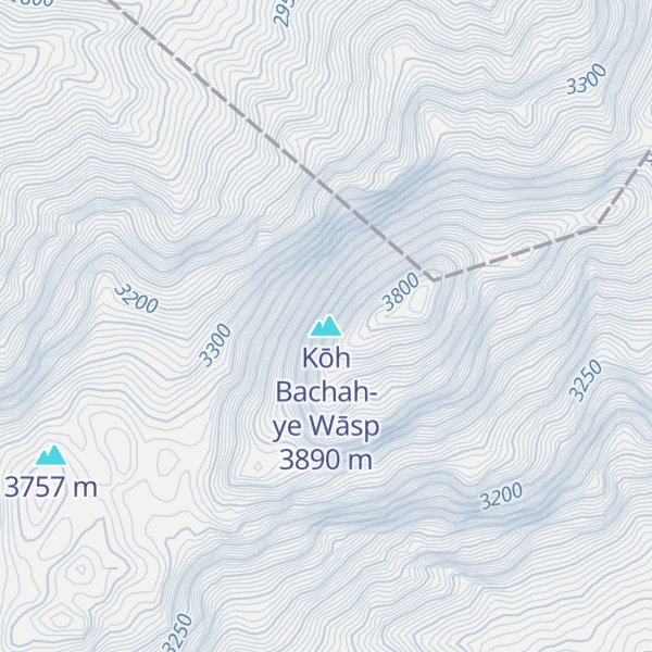 Map of Kōh Bachah-ye Wāsp