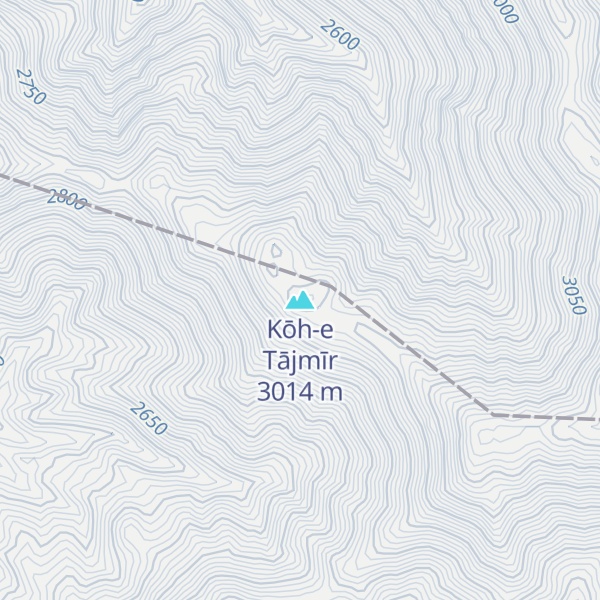 Map of Kōh-e Tājmīr