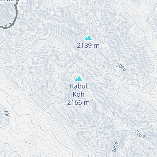 Map of Kabul Koh