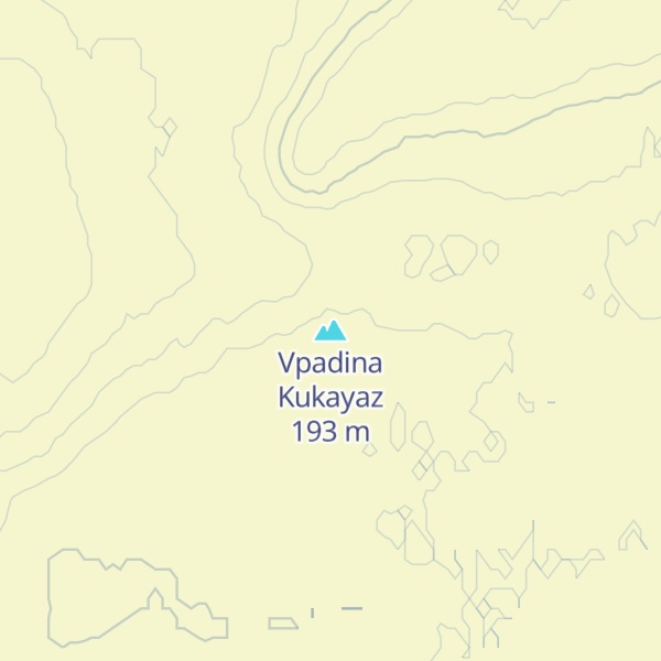Map of Vpadina Kukayaz