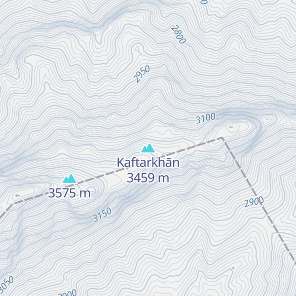 Map of Kaftarkhān