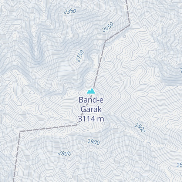 Map of Band-e Garak