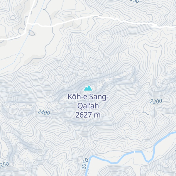 Map of Kōh-e Sang-Qal‘ah