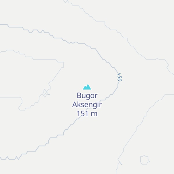 Map of Bugor Aksengir