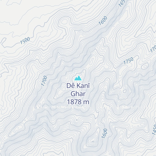 Map of Dê Kanī Ghar