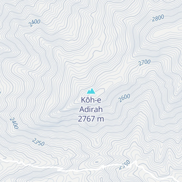 Map of Kōh-e Adirah