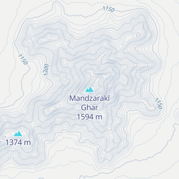 Map of Mandzarakī Ghar