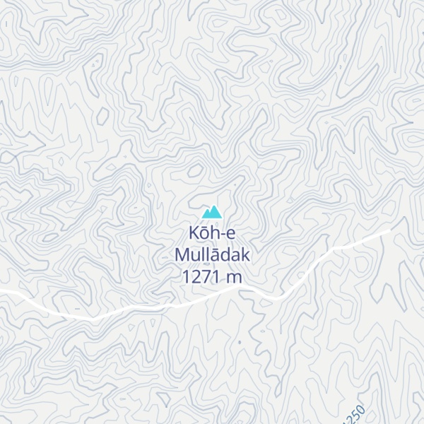 Map of Kōh-e Mullādak