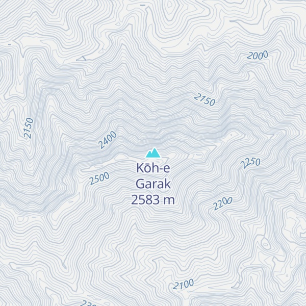 Map of Kōh-e Garak