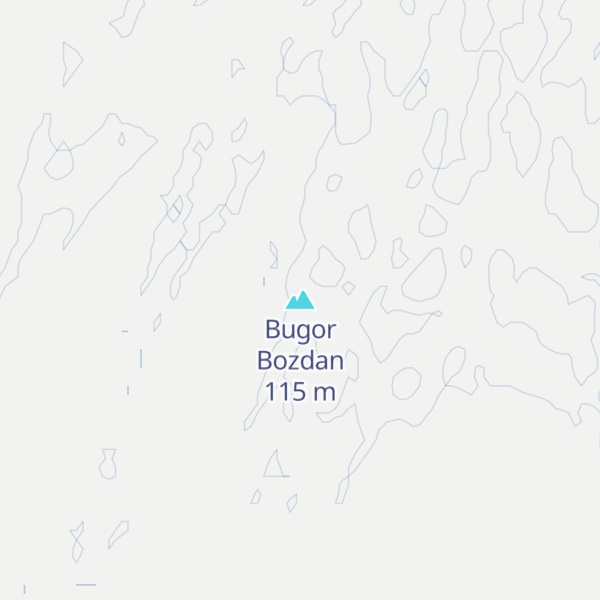 Map of Bugor Bozdan