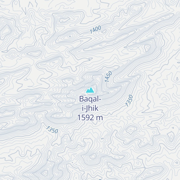 Map of Baqal-i-Jhik