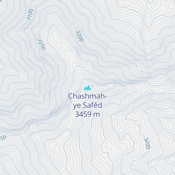 Map of Chashmah-ye Safēd