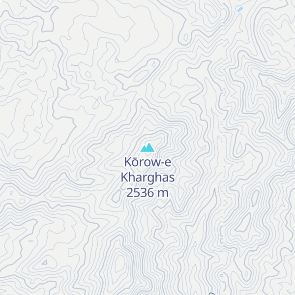 Map of Kōrow-e Kharghas