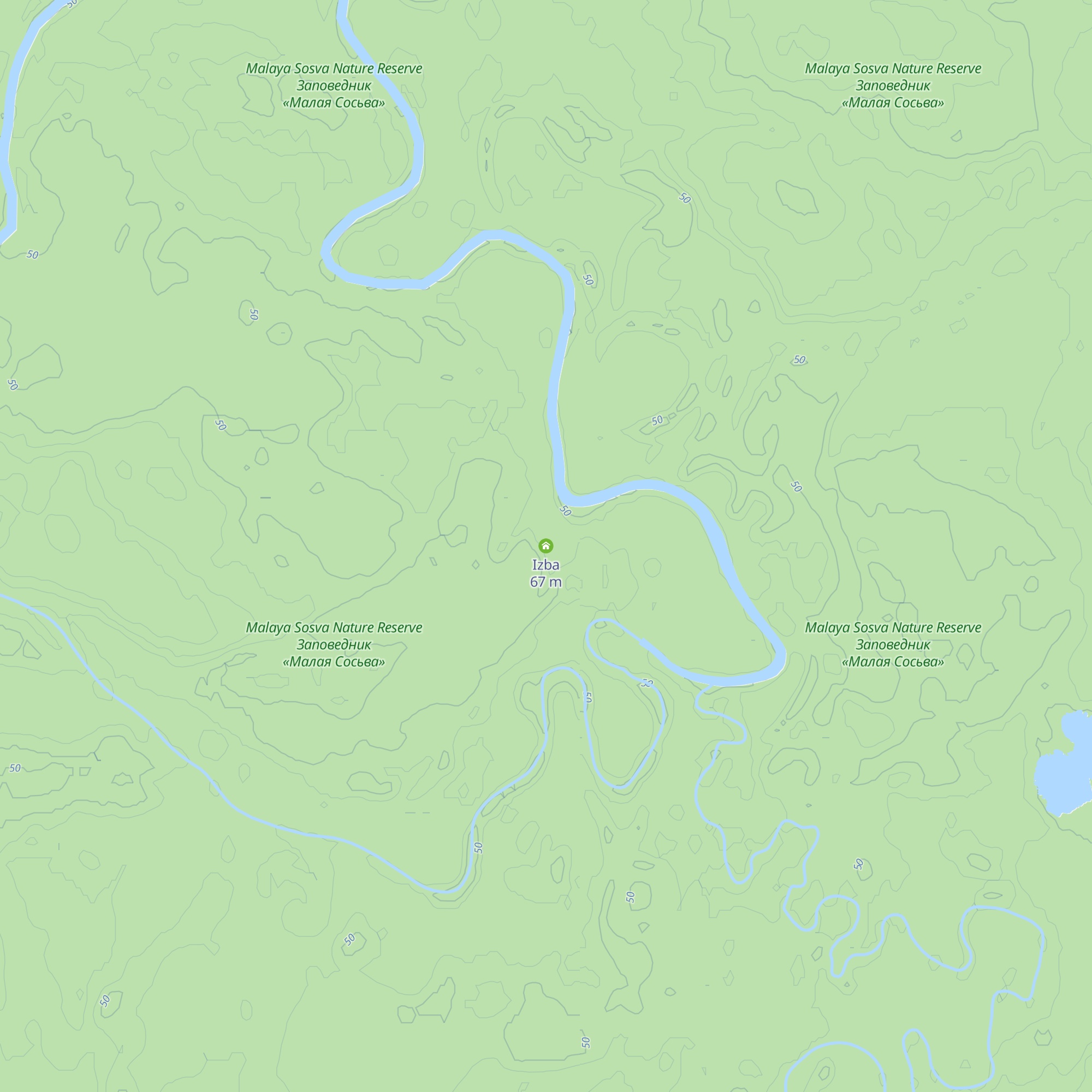 Izba map