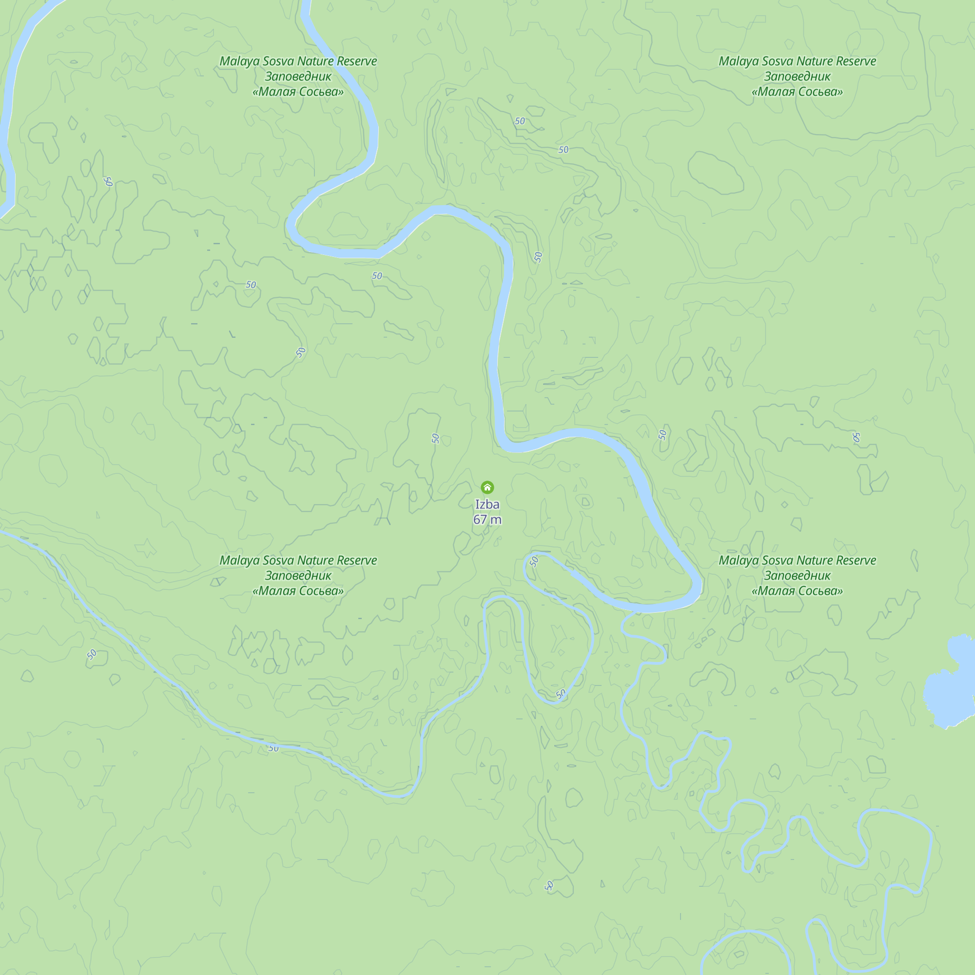 Izba map