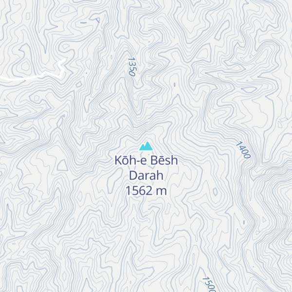 Map of Kōh-e Bēsh Darah