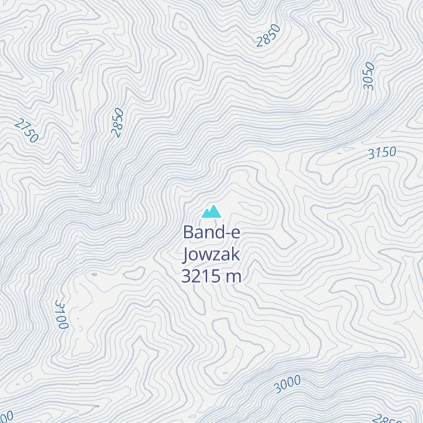 Map of Band-e Jowzak