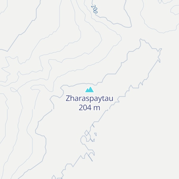 Map of Zharaspaytau