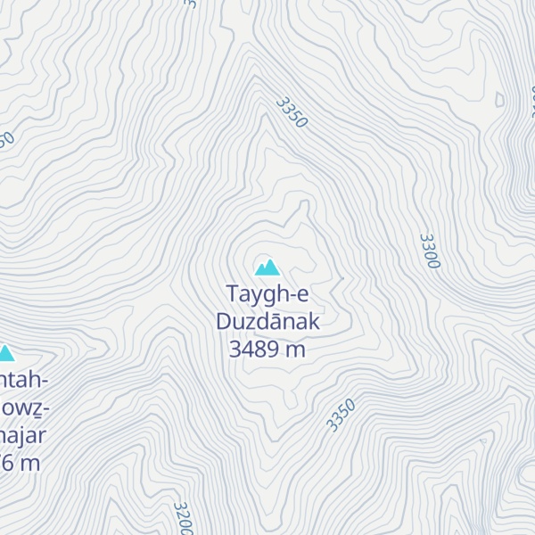 Map of Taygh-e Duzdānak
