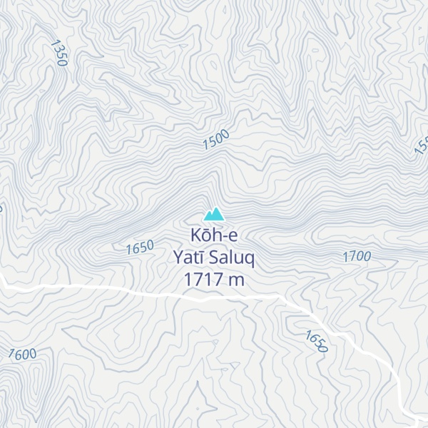Map of Kōh-e Yatī Saluq