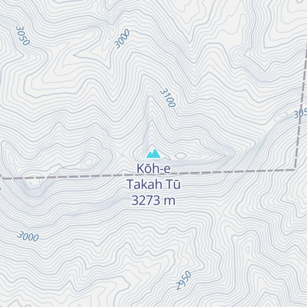 Map of Kōh-e Takah Tū
