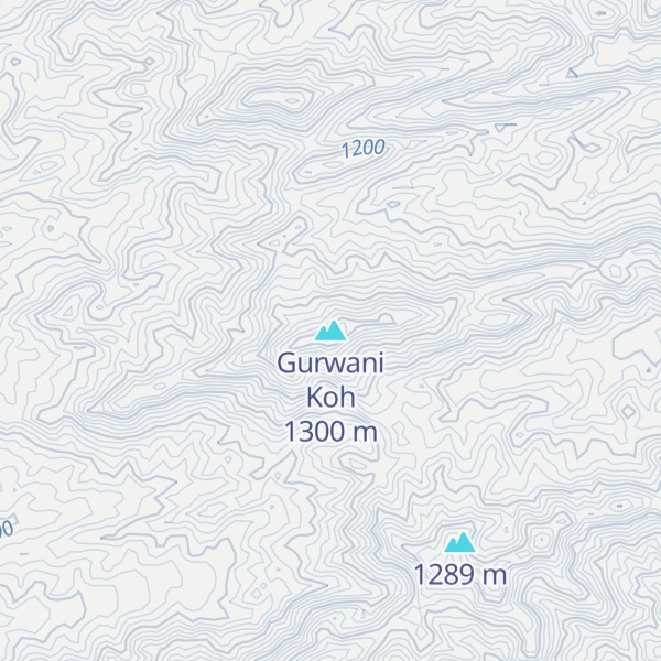 Map of Gurwani Koh
