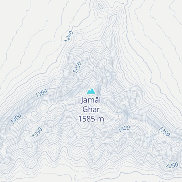 Map of Jamāl Ghar