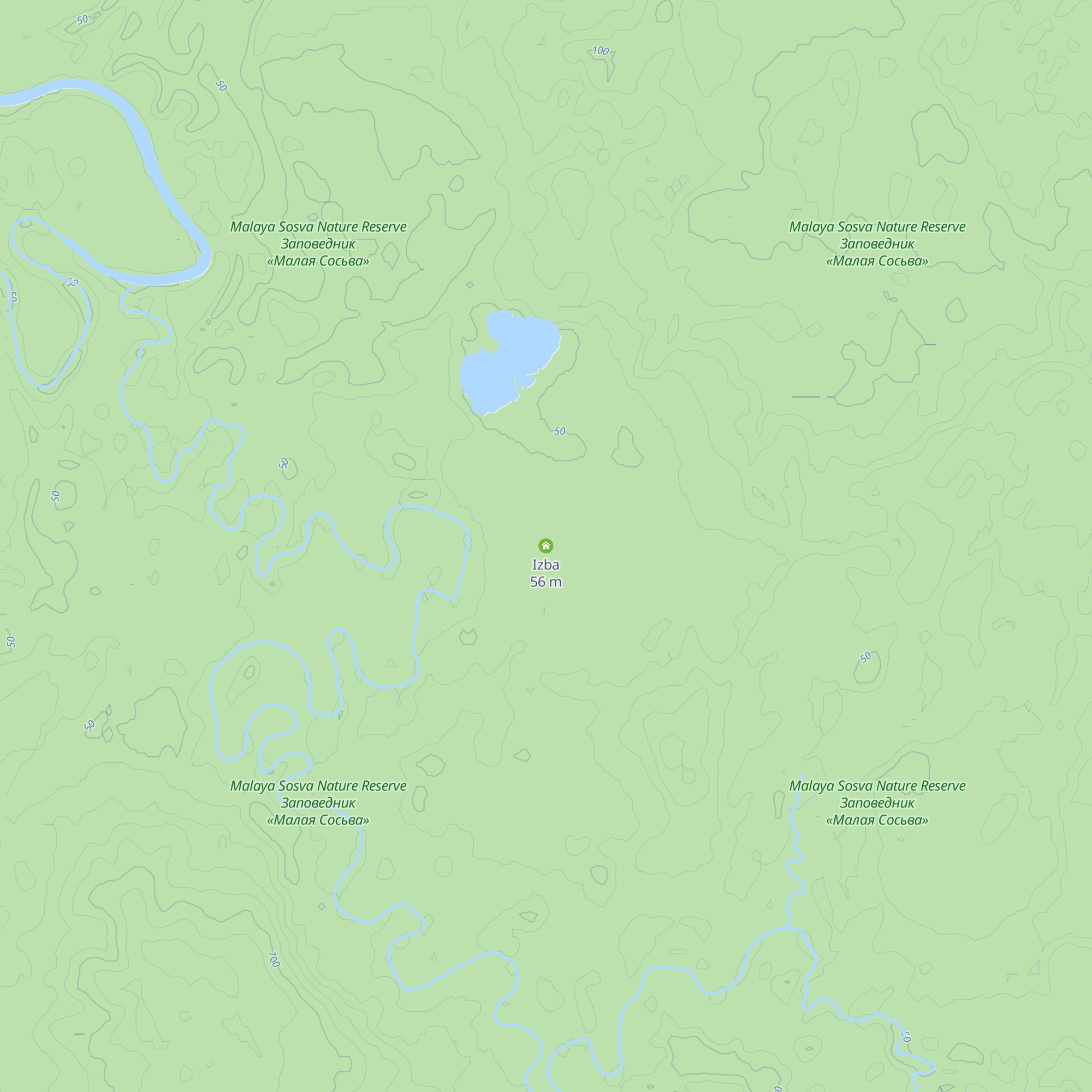 Izba map