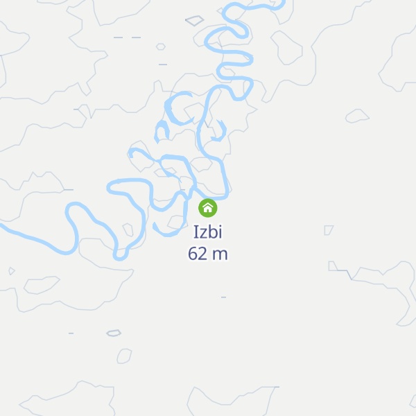 Map of Izbi