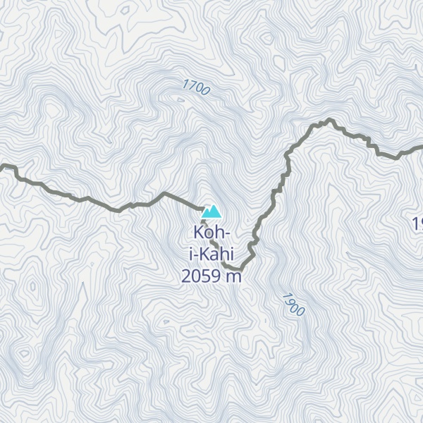 Map of Koh-i-Kahi